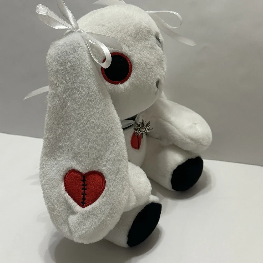 Crazy Rabbit Plush Bunny Gothic Rock Style Stuffed Animal Toy Great Gift New 🐰